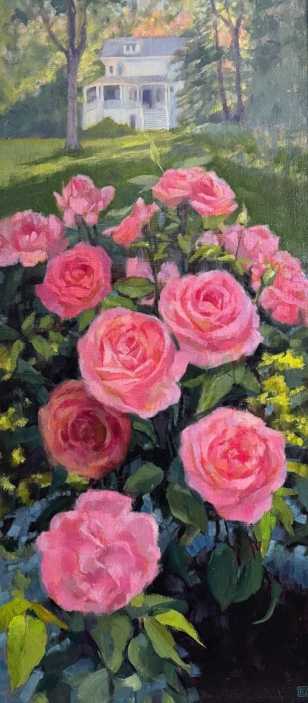 Stairwell Roses