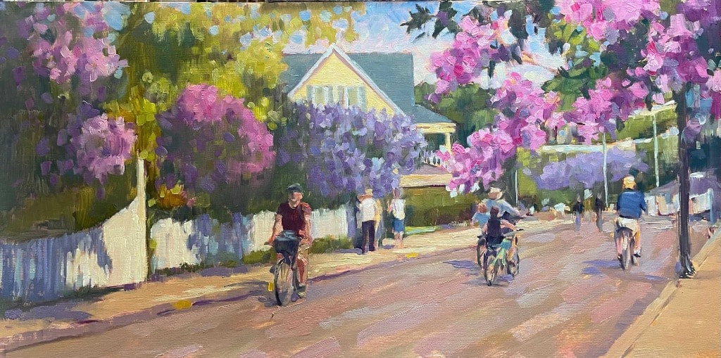 Lilac Lane on Mackinac