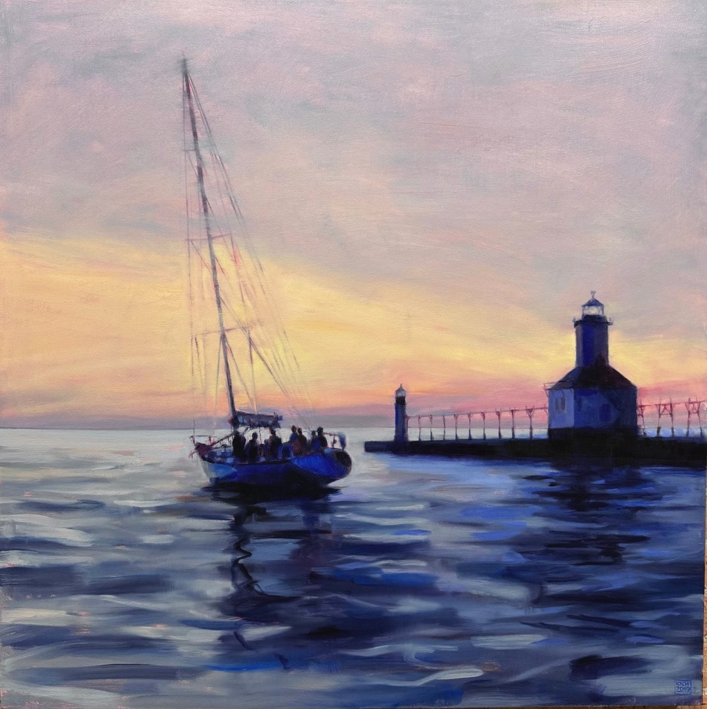 Heading Out, North Pier